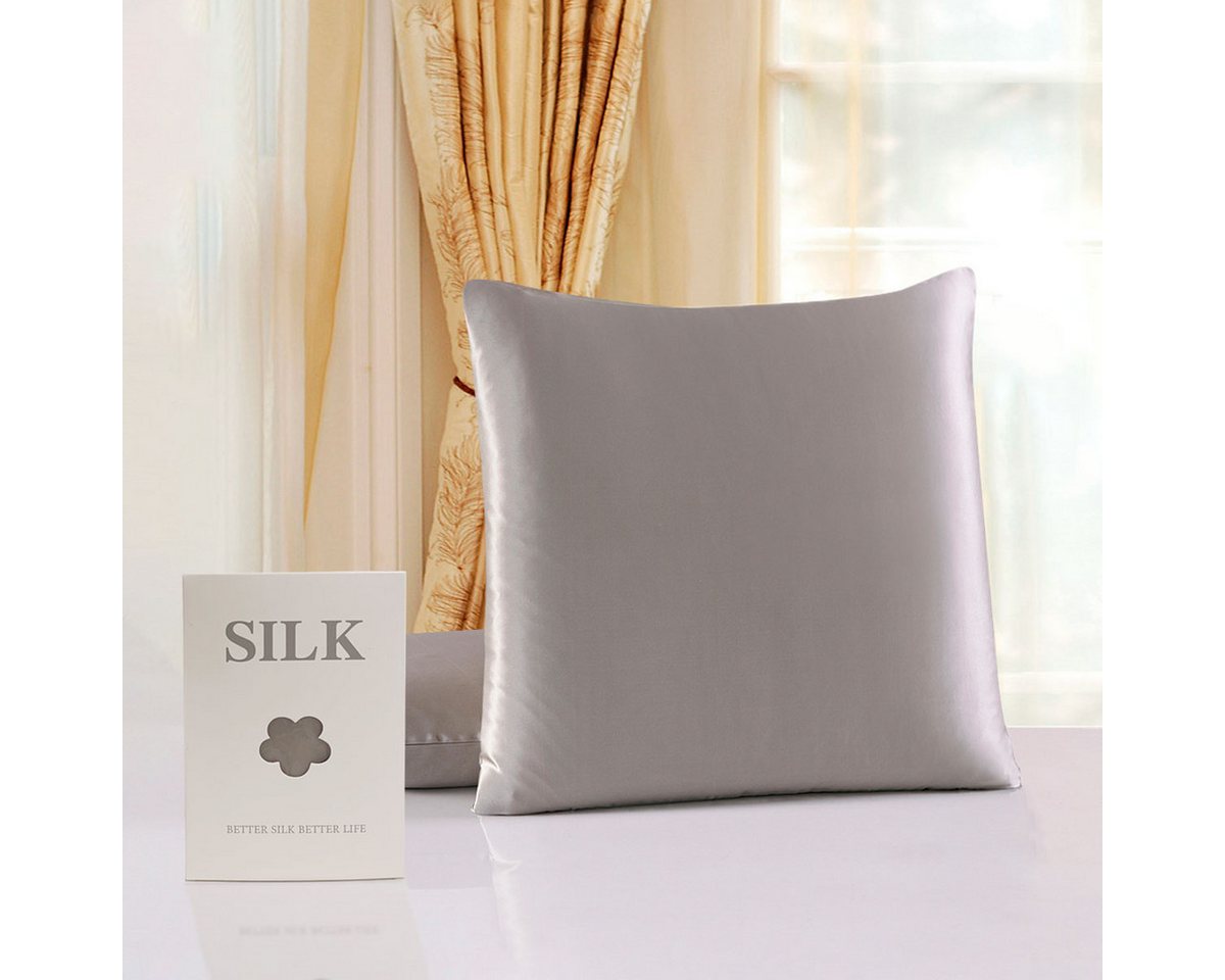 Vivi Idee Kissenbezug 100 % Maulbeerseide 22 Momme Satin Luxus, temperaturregulierend, schützt Haut & Haar, ideal für Schönheitsschlaf Vivi Idee Kissenbezug 100 % Maulbeerseide 22 Momme Satin Luxus, temperaturregulierend, schützt Haut & Haar, ideal für Schönheitsschlaf von Vivi Idee