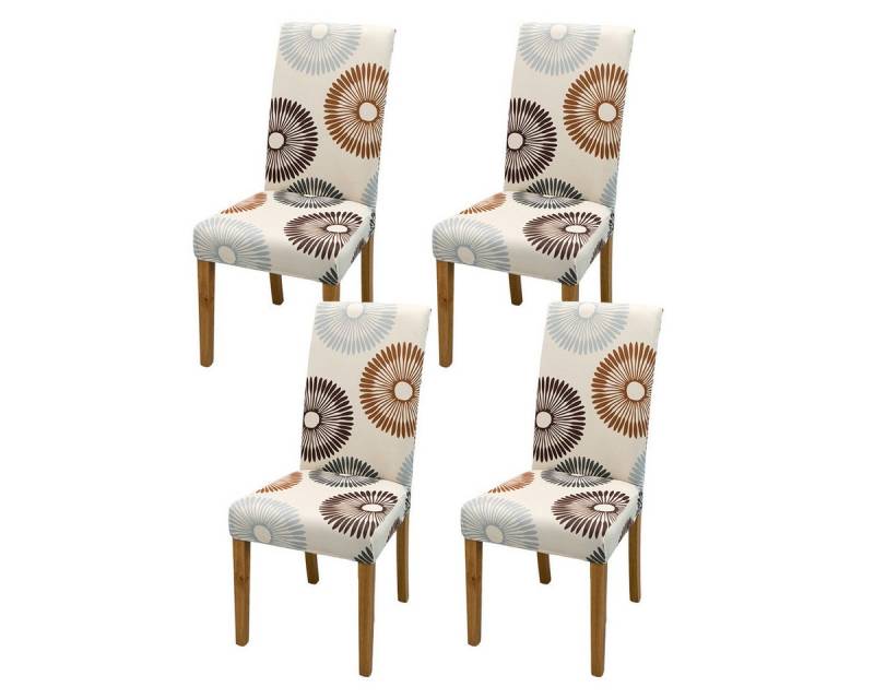 Vivi Idee Stuhlbezug Stuhlhussen 4/6er Set Spannbezug für Esszimmerstühle Schwingstuhl, Elastische Waschbar Hochzeit Büro Partys Deko Vivi Idee Stuhlbezug Stuhlhussen 4/6er Set Spannbezug für Esszimmerstühle Schwingstuhl, Elastische Waschbar Hochzeit Büro Partys Deko von Vivi Idee