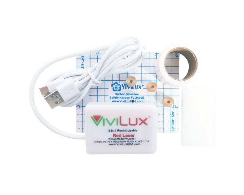 ViviLux Arbeitslicht ViviLux 3-in-1 RED Laser System Klett von ViviLux