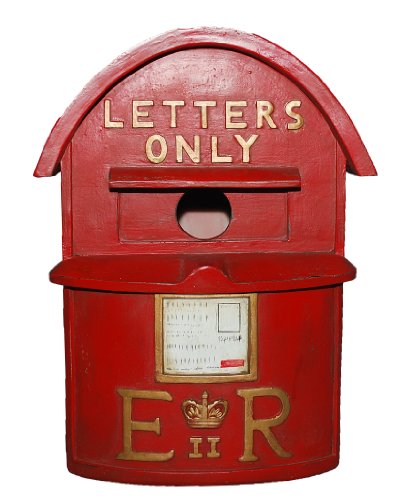 Vivid Arts Vogelhaus, Britischer Briefkasten, rot von Vivid Arts