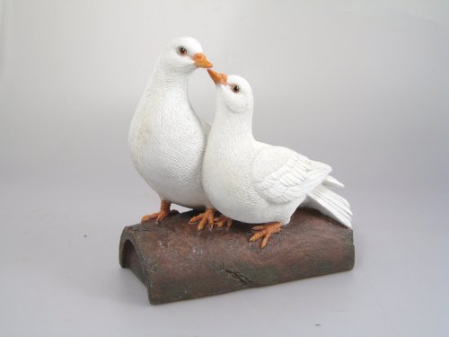 Vivid Arts 'Love Tauben' Hohl Harz Paar Tauben cooing miteinander zu von Vivid Arts