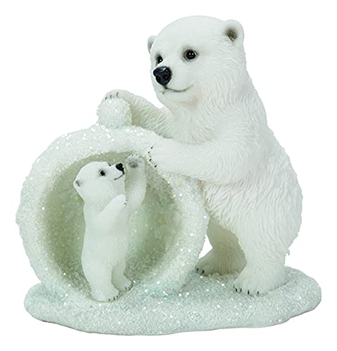 Vivid Arts - Mutter & Baby Schneeball Eisbär (NF-PP52-D) von Vivid Arts