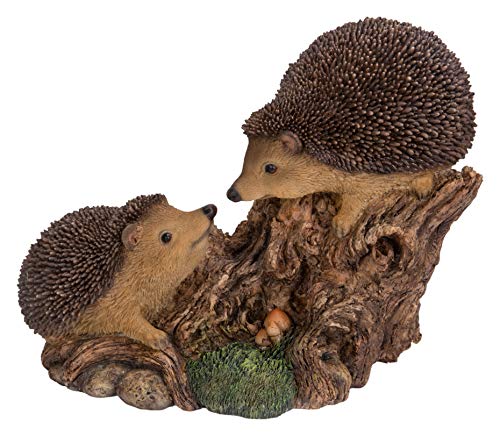 Vivid Arts | Verspielte Baby-Igel | Haus- oder Gartendekoration aus Kunstharz | RL-PF01-B von Vivid Arts