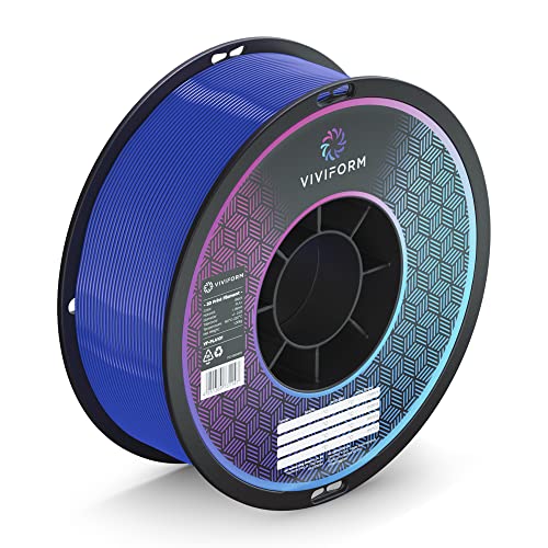 Viviform PLA+ Filament für 3D Drucker | 1kg Rolle | ∅1,75mm +/- 0,03mm | Blau, VF-PLA104, 1 Kg von Viviform