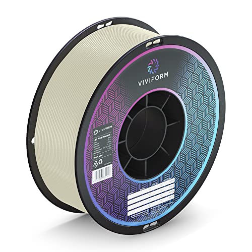 Viviform PLA Filament für 3D Drucker | 1kg Rolle | ∅1,75mm +/- 0,03mm | Blau leuchtend, VF-PLA302, 1 Kg von Viviform