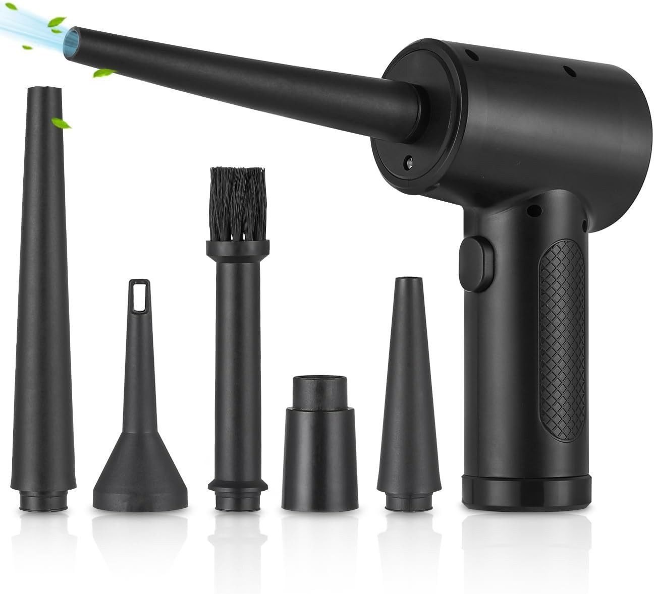 Vivitar Akku-Handstaubsauger Druckluftspray Luftreinigungspistole 51000u/min Kabelloser Reiniger, 51000 U/min Luftgebläse mit 5 austauschbaren Düsen - Kein Staubsauger, Schnelllade-Luftgebläse 3 Stufen zur Regulierung der Luftstärke, LED-Bildschirm, Luftgebläse für PCs, Tastaturen, Kameras, Sofas, Tierhaare, Autos Vivitar Akku-Handstaubsauger Druckluftspray Luftreinigungspistole 51000u/min Kabelloser Reiniger, 51000 U/min Luftgebläse mit 5 austauschbaren Düsen - Kein Staubsauger, Schnelllade-Luftgebläse 3 Stufen zur Regulierung der Luftstärke, LED-Bildschirm, Luftgebläse für PCs, Tastaturen, Kameras, Sofas, Tierhaare, Autos von Vivitar