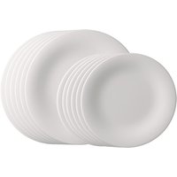 vivo Villeroy & Boch Group Teller-Set "Essential White" Made in Germany, Fine China Porzellan von Vivo Villeroy & Boch Group