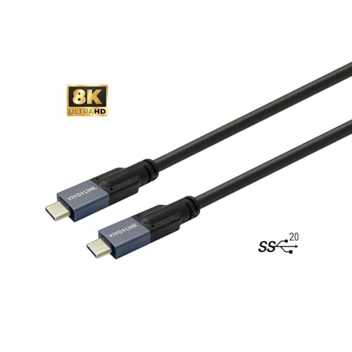 Vivolink USB-C to USB-C Cable 7m Supports 20 Gbps Data, PROUSBCMM7 von Vivolink