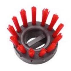 Vivol Bürsteneinsätze für Gummi-Ringmatte (Rot) 10 Stück von Vivol