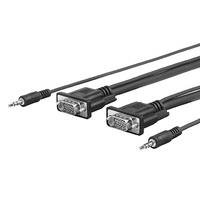 VivoLink provgamcs4.6 4.6 M VGA (D-Sub) + 3.5 mm VGA (D-Sub) + 3.5 mm schwarz VGA-Kabel VGA-Kabel (VGA (D-Sub), VGA (D-Sub) + 3.5 mm + 3.5 mm, männlich, männlich, gerade, gerade) von Vivolink