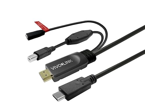 Vivolink Touchscreen Cable with Charger 5m Black, PROUSBCHDMIUSBB5-CHARGE Vivolink Touchscreen Cable with Charger 5m Black, PROUSBCHDMIUSBB5-CHARGE von Vivolink