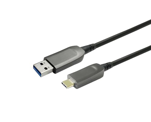 Vivolink USB-A to USB-C M/M Optic Fiber Cable 15m, W128330083 (Fiber Cable 15m) von Vivolink