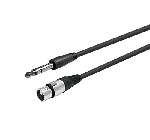 Vivolink XLR F to Stereo Jack 6.35mm, Cable 1 Meter, PROAUDXLRFJACKS1 von Vivolink