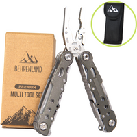 Behrenland Multitool Zange - 11in1 Werkzeug Survival Kit, Geschenkidee für Papa von Viwanda