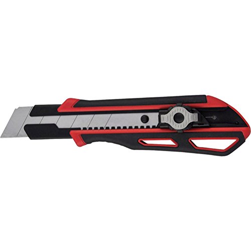 ViCUT Rotes hochbeanspruchbares, doppelschließendes und einziehbares Viwanda 25mm Cuttermesser/Universalmesser mit besonders dicken Stahlklingen und extra Klingenhalter. Cutter/Messer ViCUT Rotes hochbeanspruchbares, doppelschließendes und einziehbares Viwanda 25mm Cuttermesser/Universalmesser mit besonders dicken Stahlklingen und extra Klingenhalter. Cutter/Messer von Viwanda