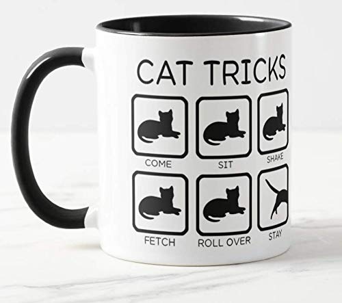 Awesome Cat Fetch Tasse – Best Cat Trainer Cup Ever – Lustige Kaffeetasse für Katzen, Weihnachten, Geburtstagsgeschenke, unhöfliche sarkastische Tassen Memes Tasse von Vixar