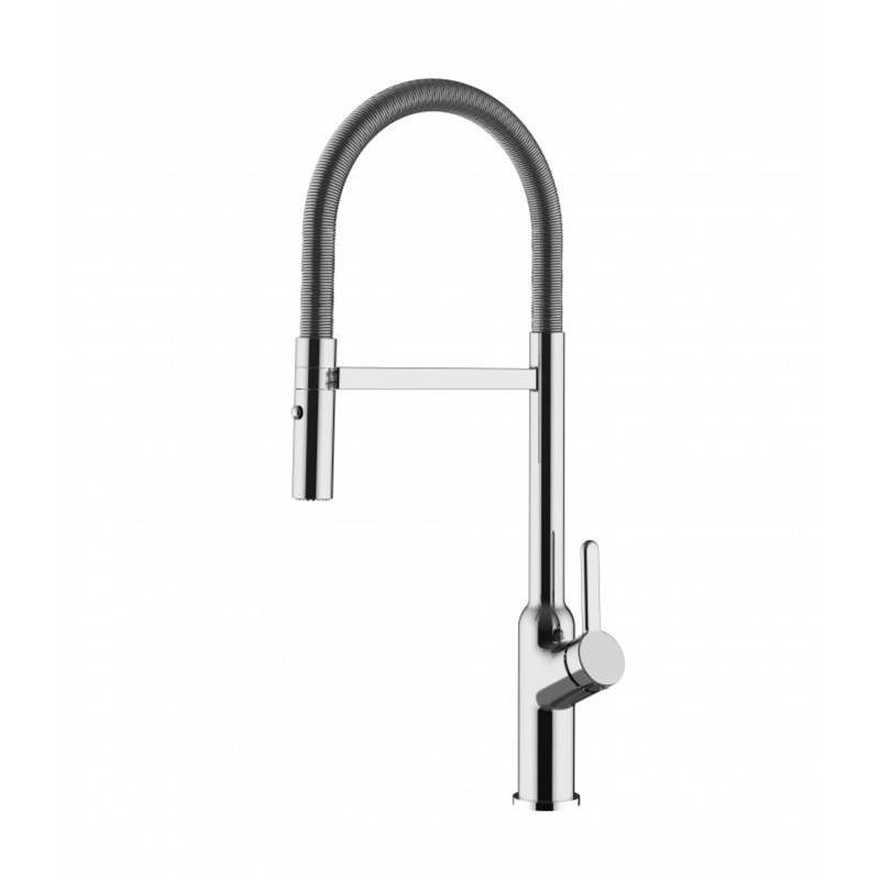 VIZIO Wasserhahn Küchenarmatur BOD mit 360° Schwenkbarem Auslauf Abnehmbare 2 Strahl Handbrause Verchromt von Vizio