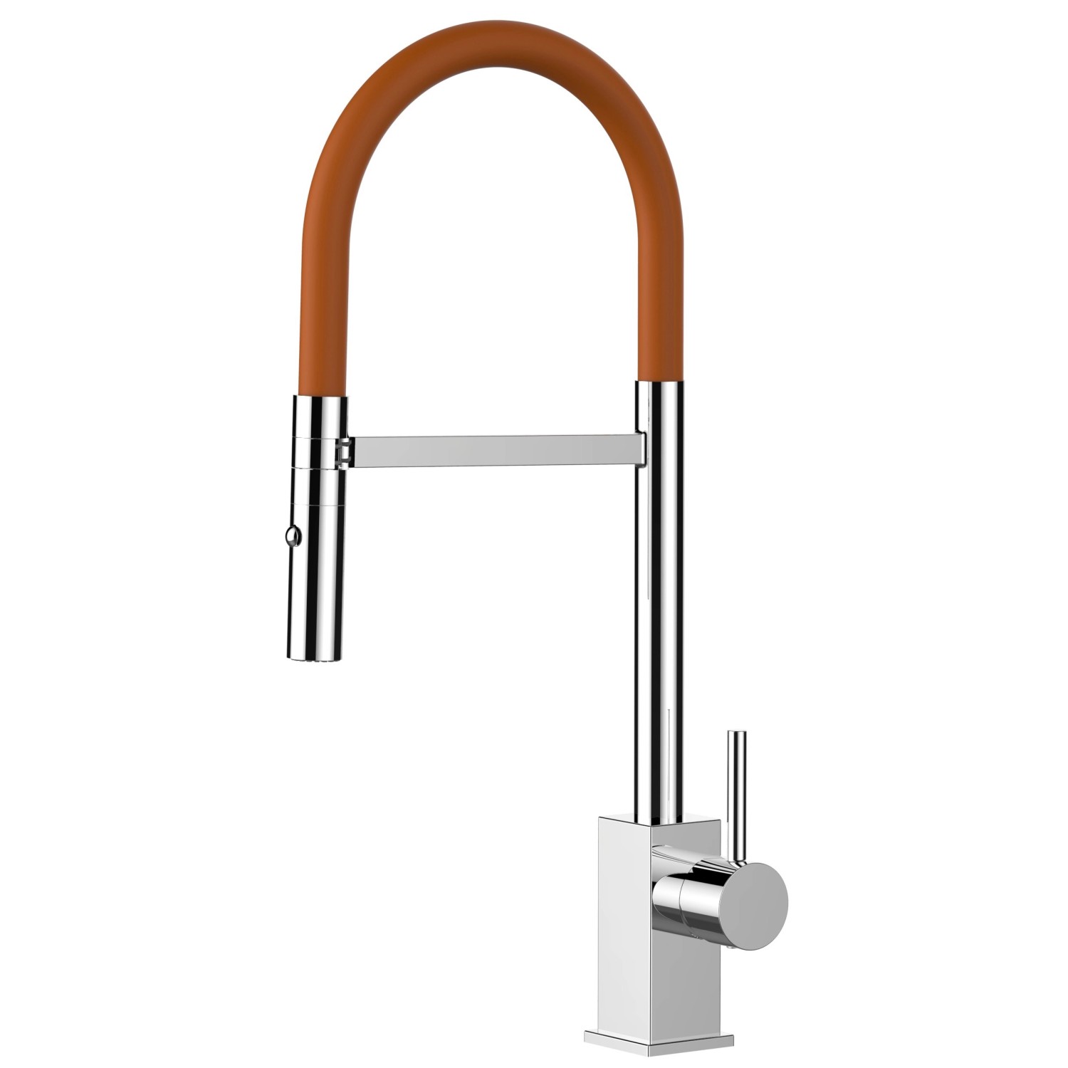 VIZIO Wasserhahn Küchenarmatur QU mit 360° Schwenkbarem Auslauf Abnehmbare 2 Strahl Handbrause Verchromt Orange VIZIO Wasserhahn Küchenarmatur QU mit 360° Schwenkbarem Auslauf Abnehmbare 2 Strahl Handbrause Verchromt Orange von Vizio