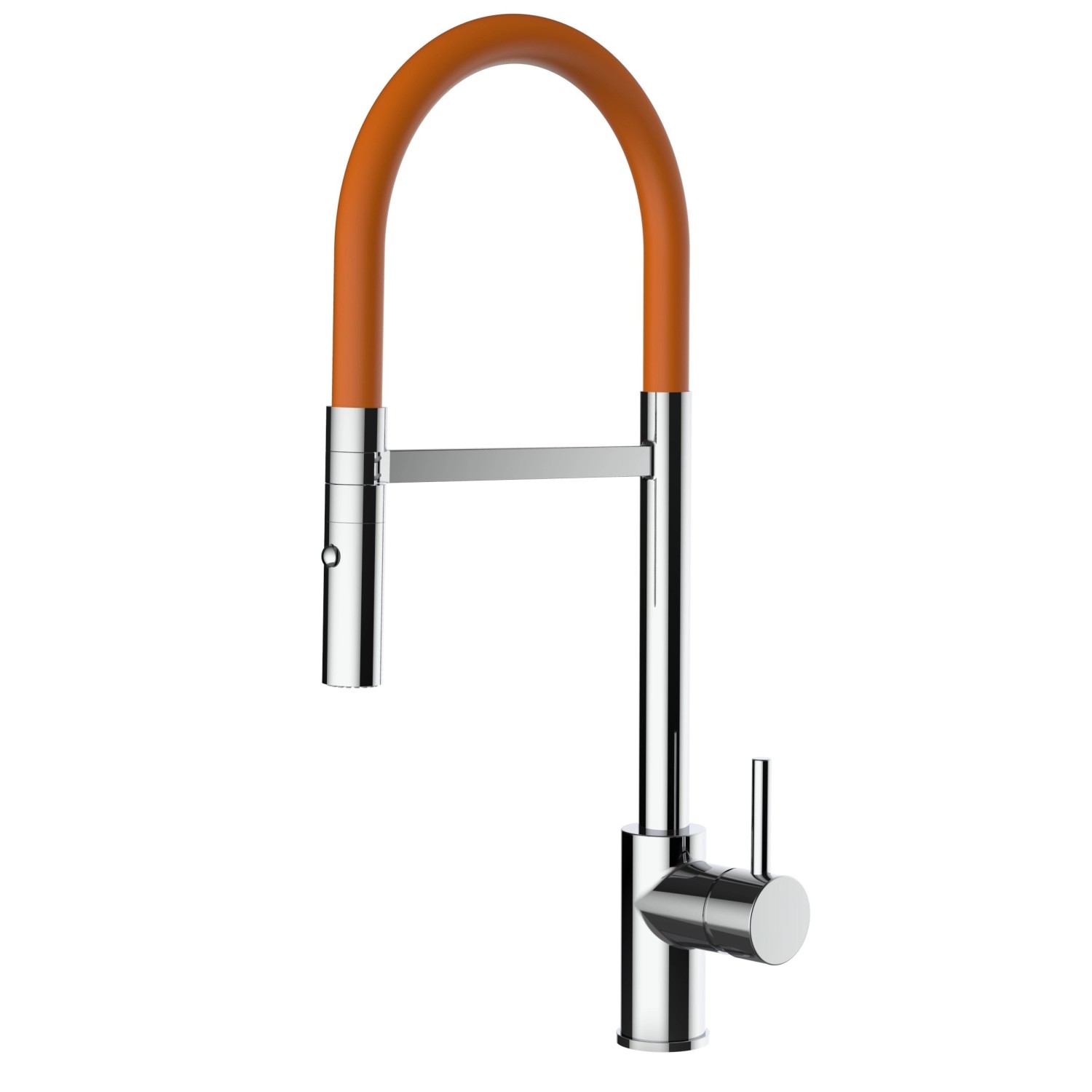 VIZIO Wasserhahn Küchenarmatur SAM mit 360° Schwenkbarem Auslauf Abnehmbare 2 Strahl Handbrause Verchromt Orange VIZIO Wasserhahn Küchenarmatur SAM mit 360° Schwenkbarem Auslauf Abnehmbare 2 Strahl Handbrause Verchromt Orange von Vizio