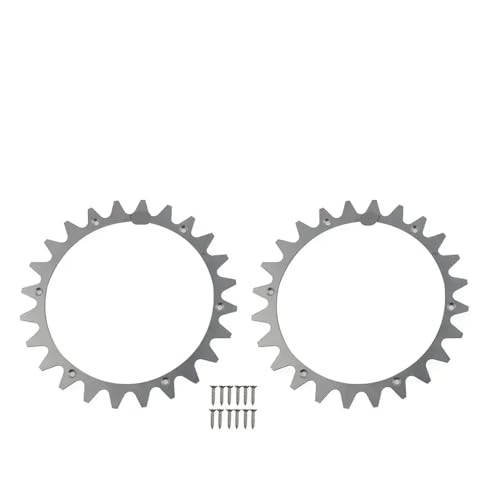 1 Set Edelstahlspikes Kit kompatibel mit L -Modell Rasenmäher Roboter WR153E von VjSLwPL