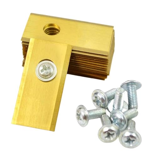 18 pcs Edelstahlersatzteder, kompatibel mit Roboter -Rasenmäher passt zur Landroid -Mähermodelle(Gold) von VjSLwPL