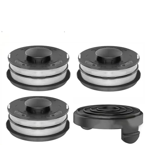 4PCS Ersatzspulen Cap Cover Head Kit kompatibel mit GC-ET 4530 3405685 Rasenmäherteile passt zu verschiedenen Modellen von VjSLwPL