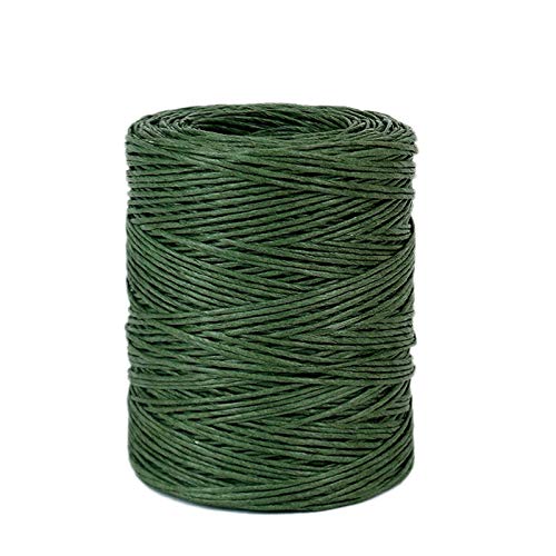Vjsujehgy 1,0 Mm GrüNes Blumenbindedrahtwickel Garn Handgefertigtes Eisendraht Papier Rattan für Blumen SträUßE (LäNge: 210 M) von Vjsujehgy