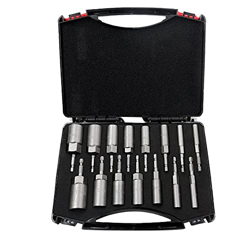 Vjsujehgy 1 Satz 5,5 Mm-19 mm Innensechskanthülsendüsen Steckschlüssel-Set Power Schraubendreher Werkzeuge Bohrmaschinen Schlagschrauber Stahl Vjsujehgy 1 Satz 5,5 Mm-19 mm Innensechskanthülsendüsen Steckschlüssel-Set Power Schraubendreher Werkzeuge Bohrmaschinen Schlagschrauber Stahl von Vjsujehgy