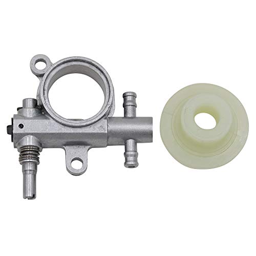 Vjsujehgy 1 Set 2500/3800 Ketten SäGen Teile Ketten SäGen öL Pumpe mit Antriebs Rad Passend für Ketten SäGe 25CC / 38CC von Vjsujehgy