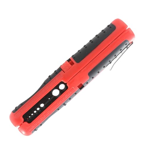 Vjsujehgy 1 Stück Abisolierzange, Multifunktionaler Tragbarer Stift-Abisolierer, Netzwerkkabel, Draht, Koaxialkabel, Drahtschneider, 10-20 AWG, Rot Vjsujehgy 1 Stück Abisolierzange, Multifunktionaler Tragbarer Stift-Abisolierer, Netzwerkkabel, Draht, Koaxialkabel, Drahtschneider, 10-20 AWG, Rot von Vjsujehgy