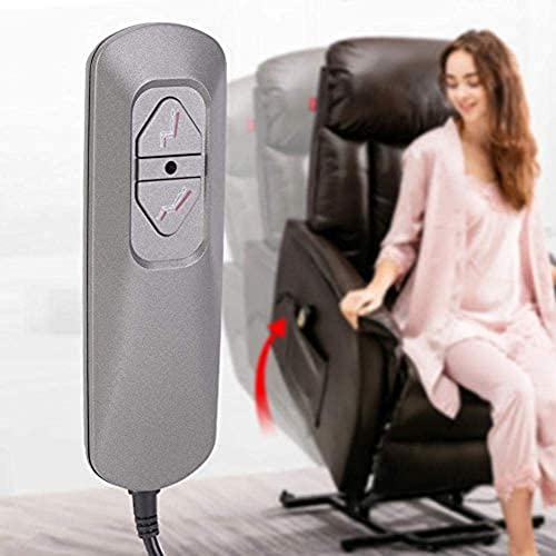 Vjsujehgy 1 Stück Elektrische Liegesteuerung für Sessellift/Elektrisches Sofa, Manuelle Steuerung mit Doppeltaste von Vjsujehgy