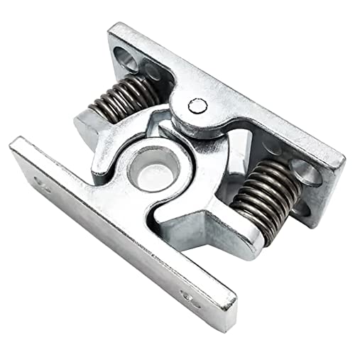 Vjsujehgy 1 Stück Gefederte Tür Easy Lock Tür Easy Lock Aluminiumlegierung Tür Easy Lock Stop Catch Release Clamp Double Roller Catch (Mp-3) von Vjsujehgy