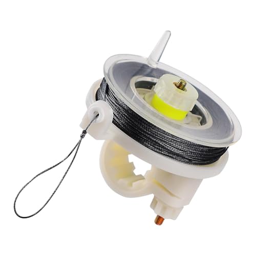 Vjsujehgy 1 Stück Stolperdraht auf Wiederverwendbarer Rolle (26 M), Stolperdraht für Perimeter-Stolperalarm, Stärke 12 und Stolperdrahtalarm von Vjsujehgy