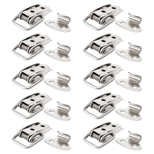 Vjsujehgy 10 Stueck Kabinett Belastet Gerade Schleife Knebel Riegel 45Mm Laenge Vjsujehgy 10 Stueck Kabinett Belastet Gerade Schleife Knebel Riegel 45Mm Laenge von Vjsujehgy