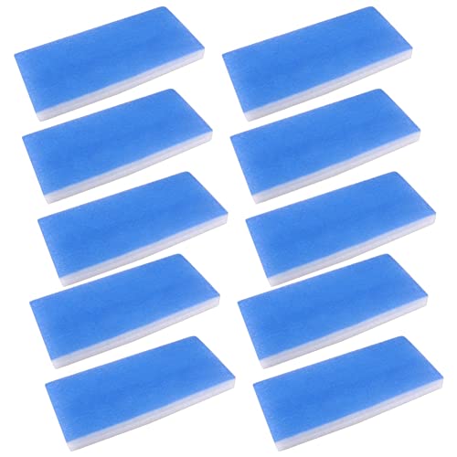 Vjsujehgy 10-Teiliges Filterset für Airbrush-Hobby-Airbrush-Spritzkabinen, Fiberglaskabinen-Ersatzfilter, Kompatibel für Master, von Vjsujehgy