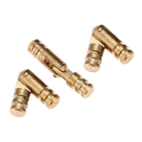 Vjsujehgy 100 StüCk Messing Verdeckte Laufscharniere Schmuck Kisten Schrank Unsichtbare MöBel Scharnier 4X20Mm von Vjsujehgy