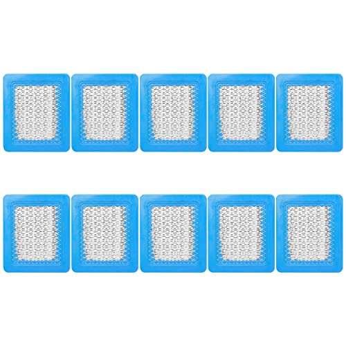 Vjsujehgy 10Er Pack 491588S Luft Filter für Stratton 491588 4915885 Flacher Luft Filter Patronen Rasen MäHer Filter von Vjsujehgy