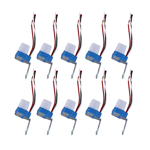 Vjsujehgy 10Pcs Auto Ein Aus Lichtschranke Straßenlaterne Lichtschalter Sensorschalter 12V 10A von Vjsujehgy