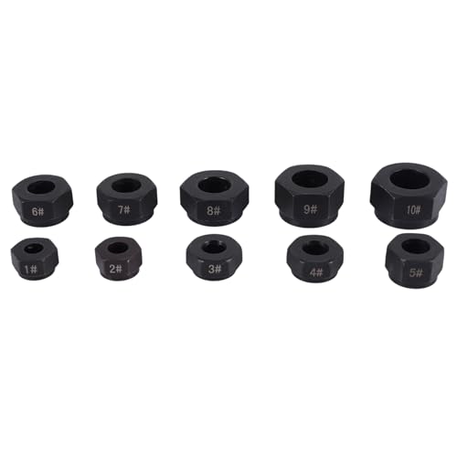 Vjsujehgy 10Stk BeschäDigte Mutter Schrauben Entferner Bolzen Abzieher Set Metrisch Gebrochen Schrauben Entferner Kit von Vjsujehgy