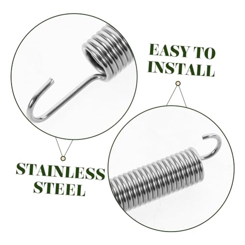 Vjsujehgy 10er-Pack Stahlscherenfeder Ersatzfeder Silber Edelstahl für Gartenscheren Kleine Ersatzfeder für Gartenscheren von Vjsujehgy
