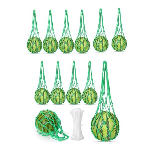 Vjsujehgy 12 Stück Wassermelonennetz, Melonenhängematte, Melonenwiege, Pflanzen- und Gartenstützen, Kürbisstütze, Hängetasche, Schützt Grün von Vjsujehgy