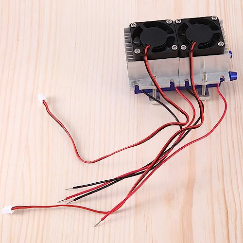 Vjsujehgy 12-V-Halbleiter-Klimaanlagen-Kühlsystem DIY-Kit Thermoelektrische Peltier-Kühlung Ersatzteile Zubehör Vjsujehgy 12-V-Halbleiter-Klimaanlagen-Kühlsystem DIY-Kit Thermoelektrische Peltier-Kühlung Ersatzteile Zubehör von Vjsujehgy