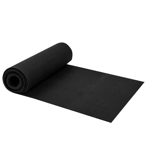 Vjsujehgy 12 X 80 Stoff-Pflanztopf-Einsatzrolle, Vlies-Pflanzenfilz-Einsatzrolle, Schwarze Einlagenrolle, Alternative Kokosnuss-Einsatz von Vjsujehgy