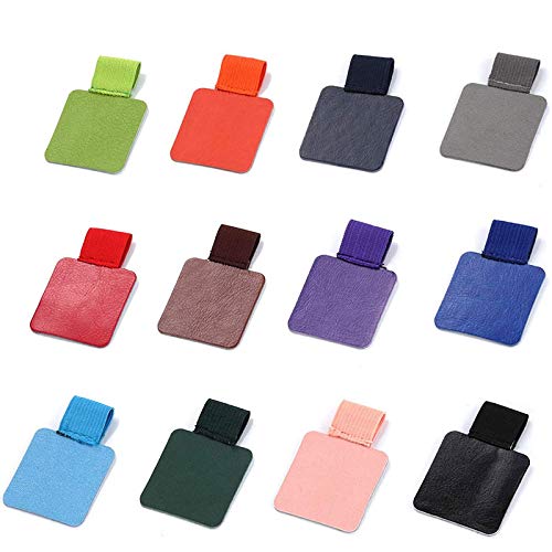 Vjsujehgy 12Er Pack Pen Loop Holder, Selbstklebender Pen Holder Pencil Elastic Loop für NotizbüCher, TagebüCher, Kalender (Fotofarbe) von Vjsujehgy