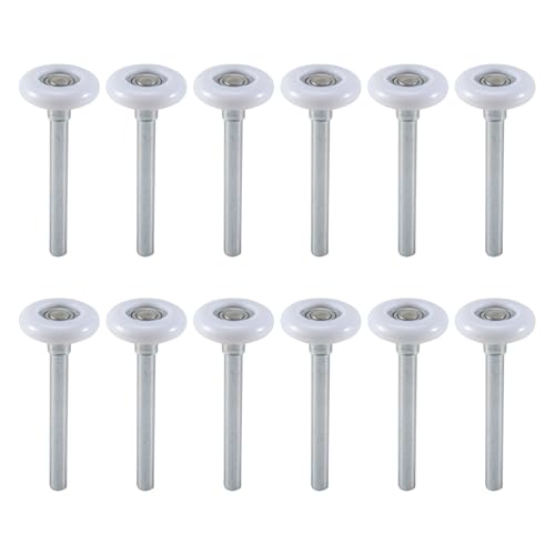 Vjsujehgy 12Pack 2 Garagen Walzen, 6200ZZ Lager Nylon Garagen Walze, für Private und Gewerbliche Garagen Tore von Vjsujehgy