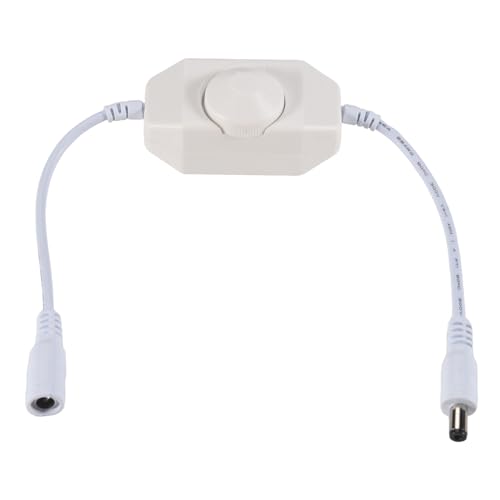 Vjsujehgy 12V / 24V 6A LED-Dimmer-Controller Passen Sie die Helligkeit An, Um die Farbwiedergabe zu Vereinfachen von Vjsujehgy