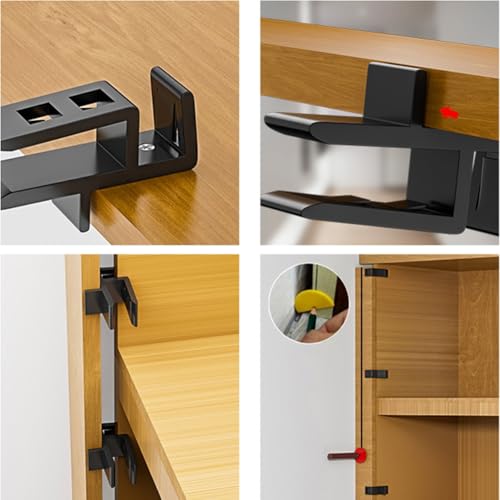 Vjsujehgy 15-20 mm Kleiderschrank-Verschlussbrett-Clip, Holzbearbeitungs-Verschluss-Befestigungsclip, Zimmerei-Verschluss, Feste Klammer, Holzmarkierungsvorrichtung von Vjsujehgy