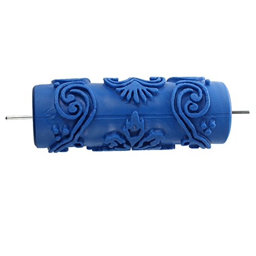 Vjsujehgy 15cm Wand Dekoration Empaistic Muster Malerei Walze fuer Dekoration Maschine - Blau von Vjsujehgy
