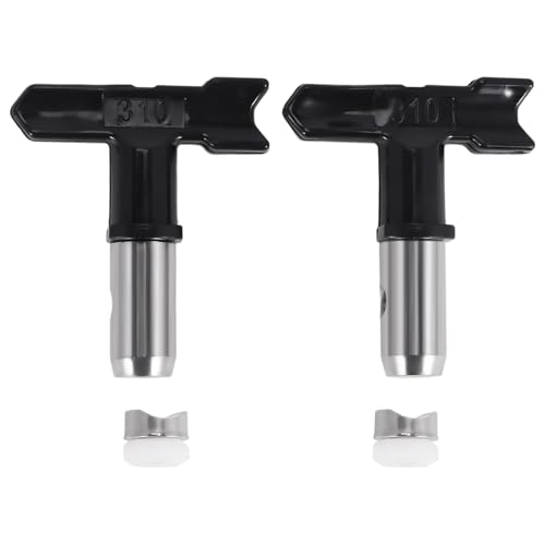 Vjsujehgy 2 PCS Reversible Airless-FarbspritzdüSenspitzen, Airless-Farbspray, Airless-Sprayer-Spritzmaschinenteile (310) von Vjsujehgy