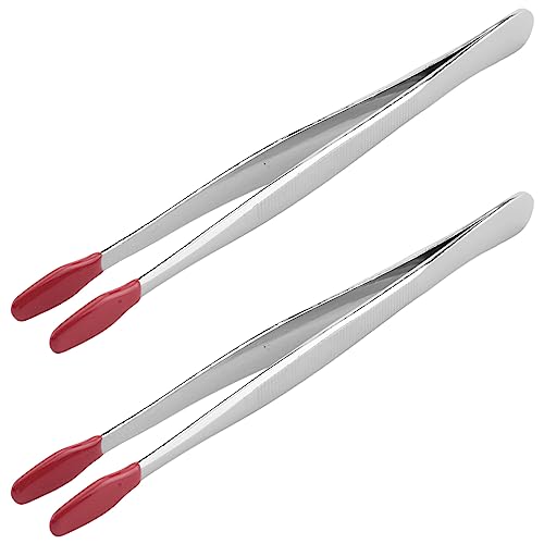 Vjsujehgy 2 StüCk Gummi Spitze Pinzette PVC Silikon PräZisions Pinzette Labor Industrielles Hobby Bast Pinzette Werkzeug Rot Vjsujehgy 2 StüCk Gummi Spitze Pinzette PVC Silikon PräZisions Pinzette Labor Industrielles Hobby Bast Pinzette Werkzeug Rot von Vjsujehgy